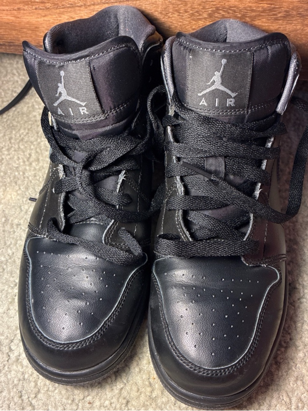 Nike Black Kids' Air Jordan High-Top Sneakers
